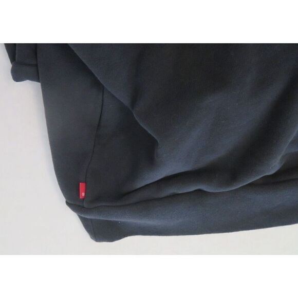 Levi's 852800018 Women's Sz L Black Cactus Serif Logo Hoodie Sweatshirt - Picture 4 of 7